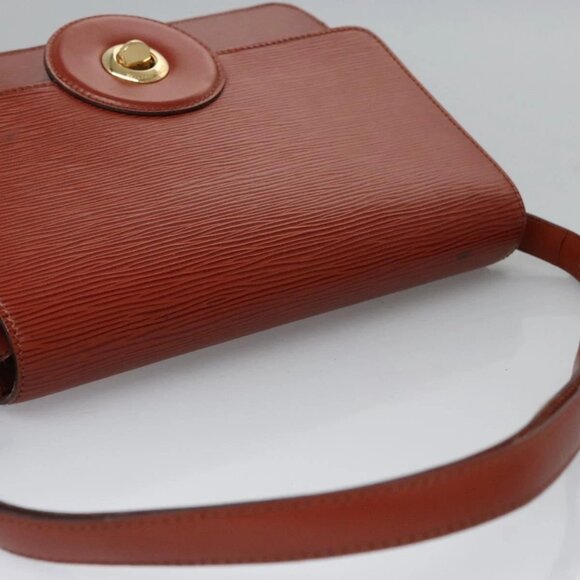 LOUIS VUITTON Epi Free Run Shoulder Bag Brown M52403 LV Auth ep7427 - Picture 7 of 16